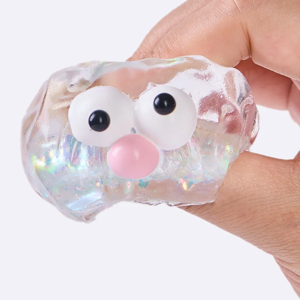 Funny Transparent-colorful Ice Cube Taba Squishy — photo 2