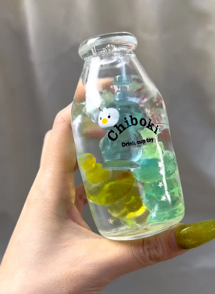Galaxy(Galaxy Burst) + Hinatsu Bottle Squishy Fidget Toy — photo 3