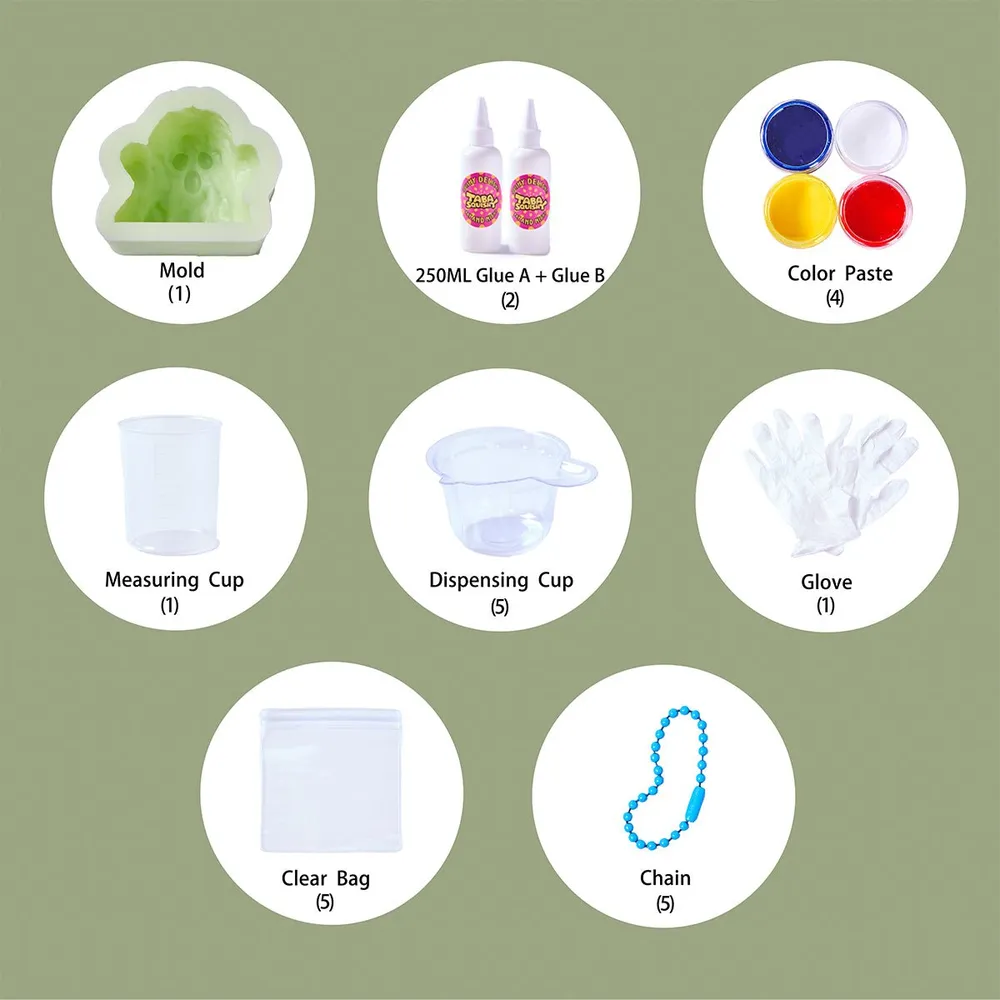 Ghost Taba Squishy DIY Mold Set — photo 4