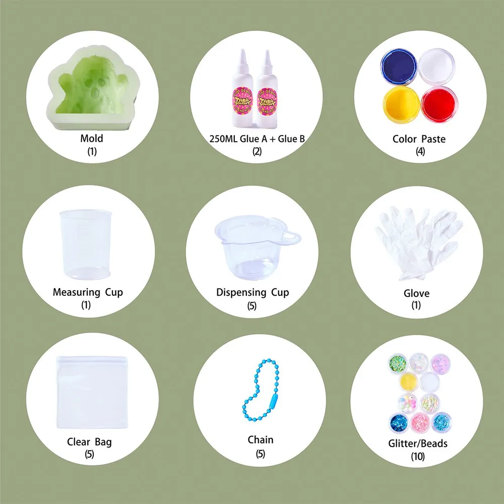 Ghost Taba Squishy DIY Mold Set — photo 5