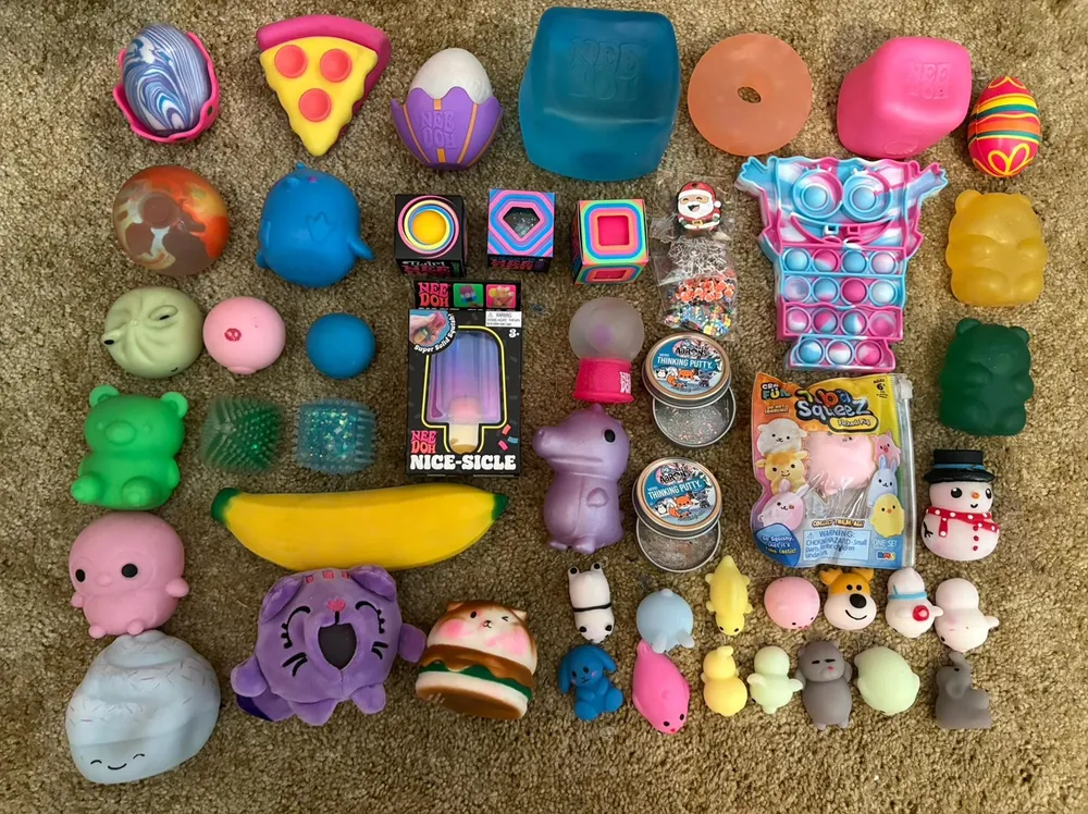 Giant Squishy Lot - Nee-Doh, Speks, Crazy Aaron's