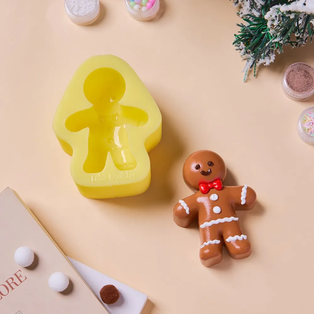 Gingerbread Boy Taba Squishy DIY Mold Set — photo 2