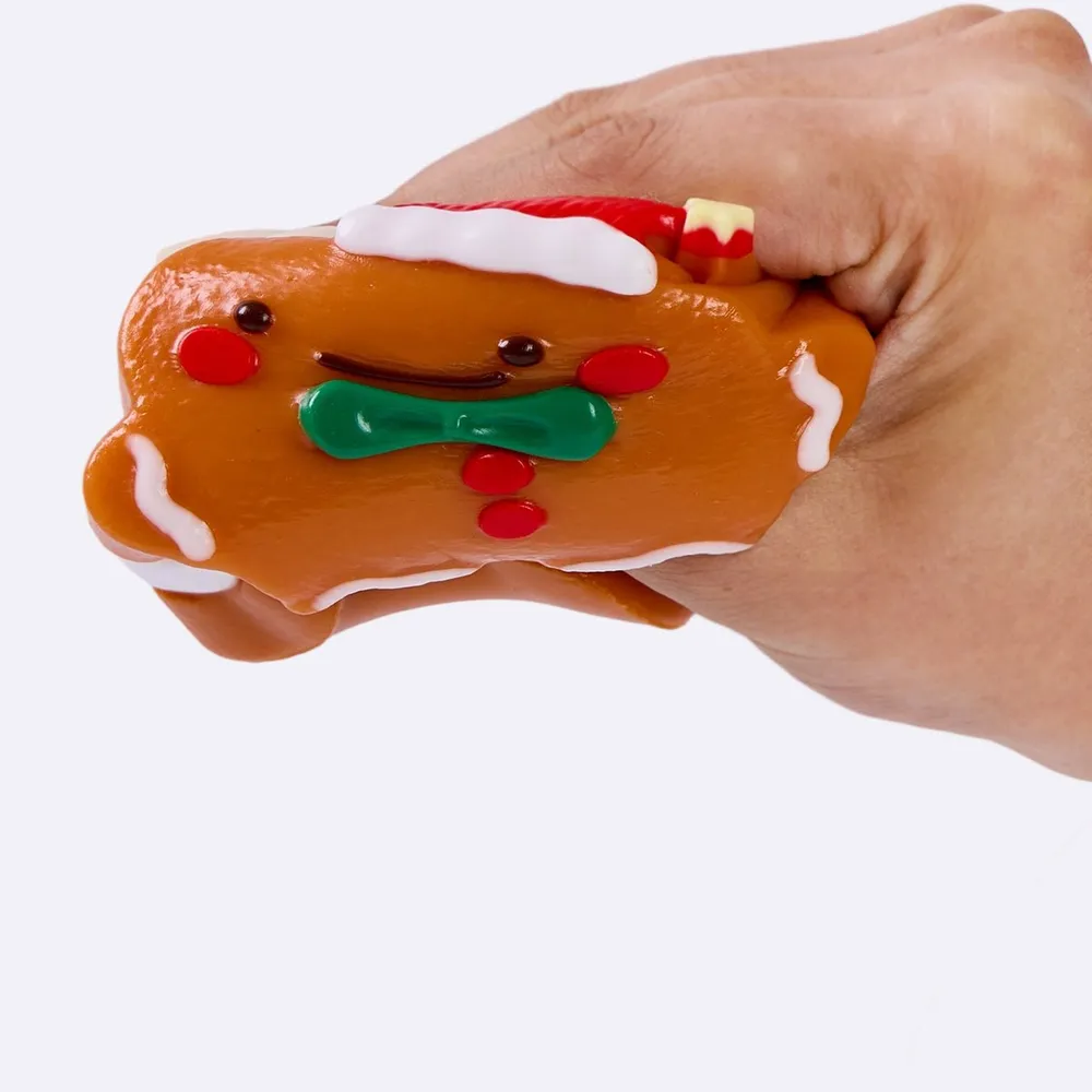 Gingerbread Man with Christmas Hat Taba Squishy — photo 3