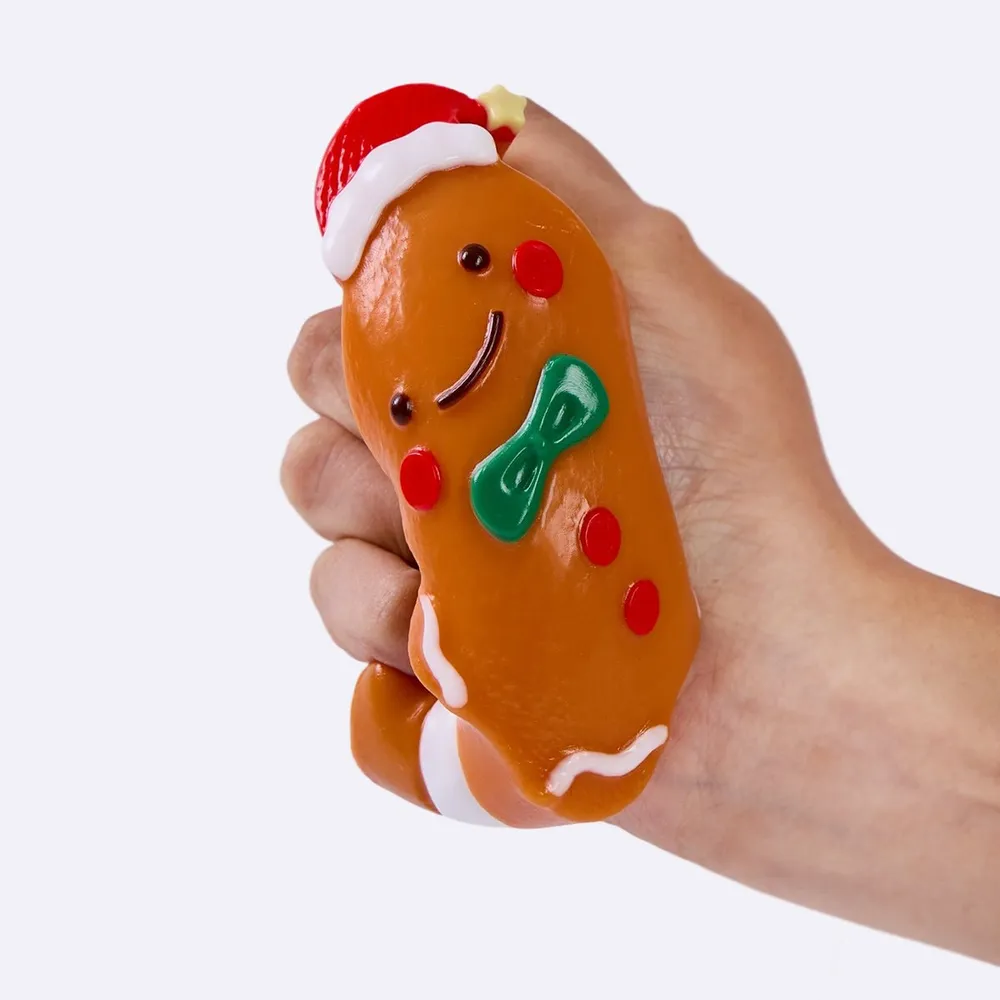 Gingerbread Man with Christmas Hat Taba Squishy — photo 4