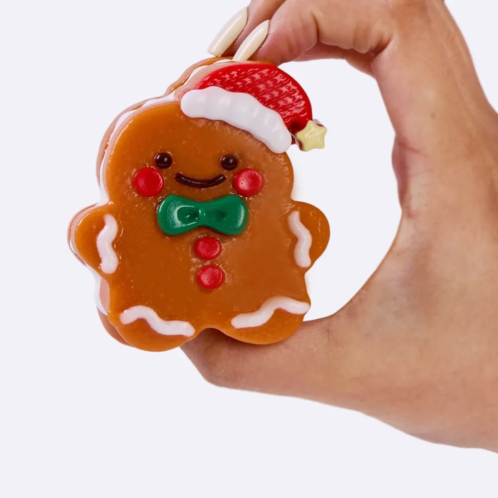 Gingerbread Man with Christmas Hat Taba Squishy — photo 5