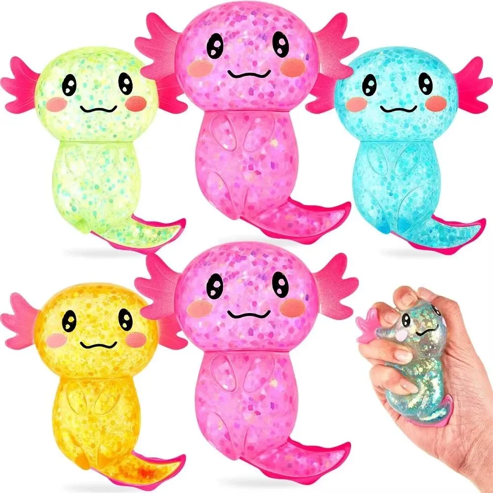 Glitter Axolotl Squishy