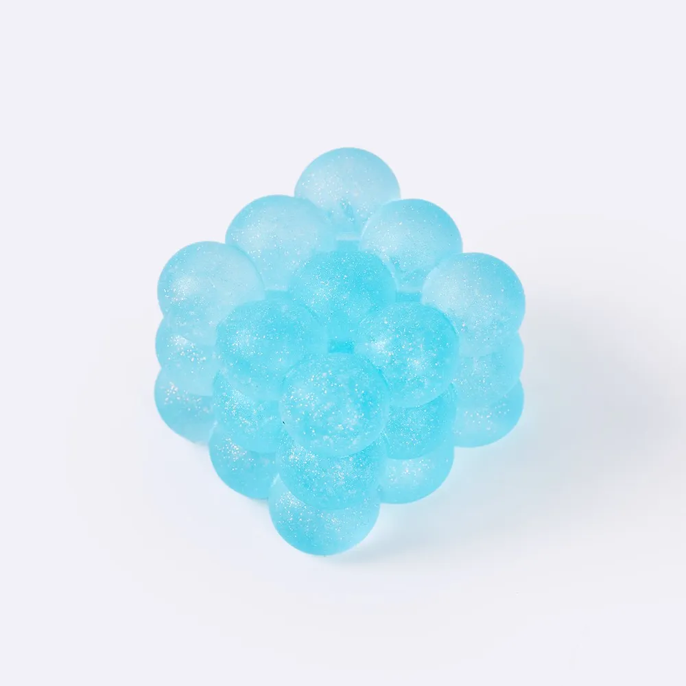 Glitter Blue Ice Cube Taba Squishy