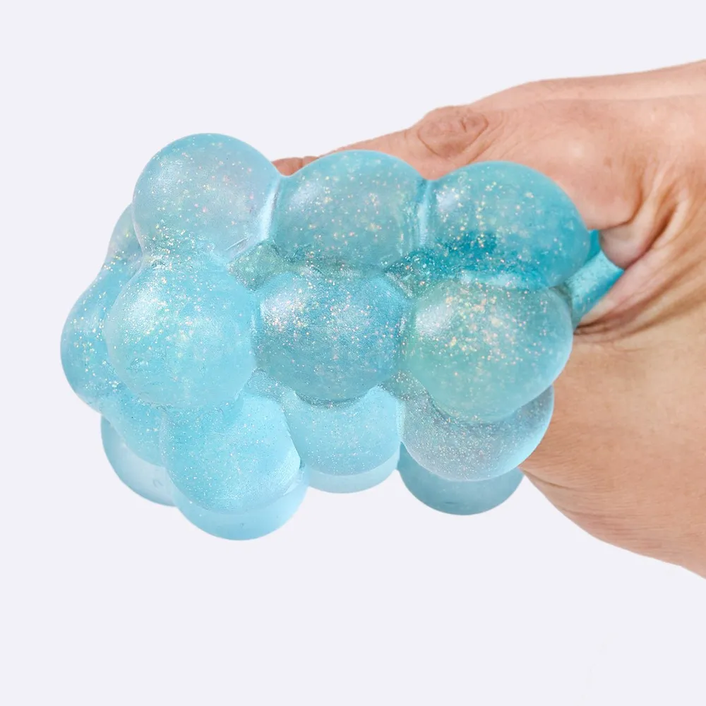 Glitter Blue Ice Cube Taba Squishy — photo 2