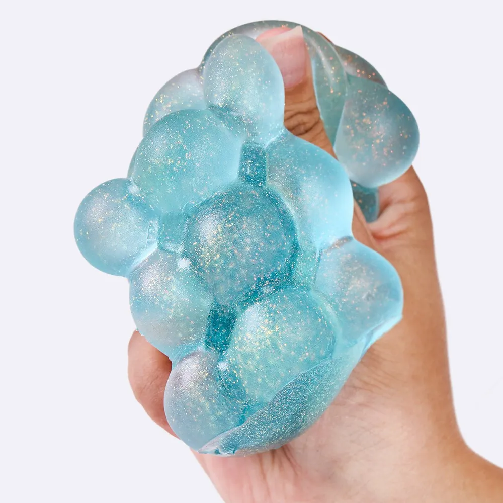Glitter Blue Ice Cube Taba Squishy — photo 3