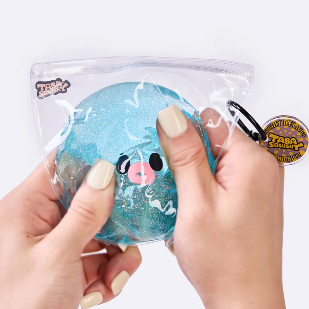 Glitter Blue Octopus Taba Squishy — photo 5