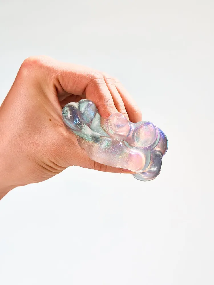Glitter Blue Paw Taba Squishy — photo 4