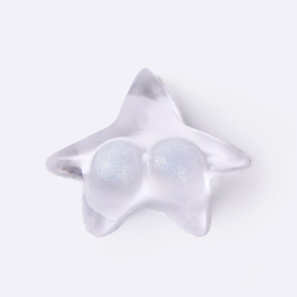 Glitter Clear-blue Starfish Taba Squishy
