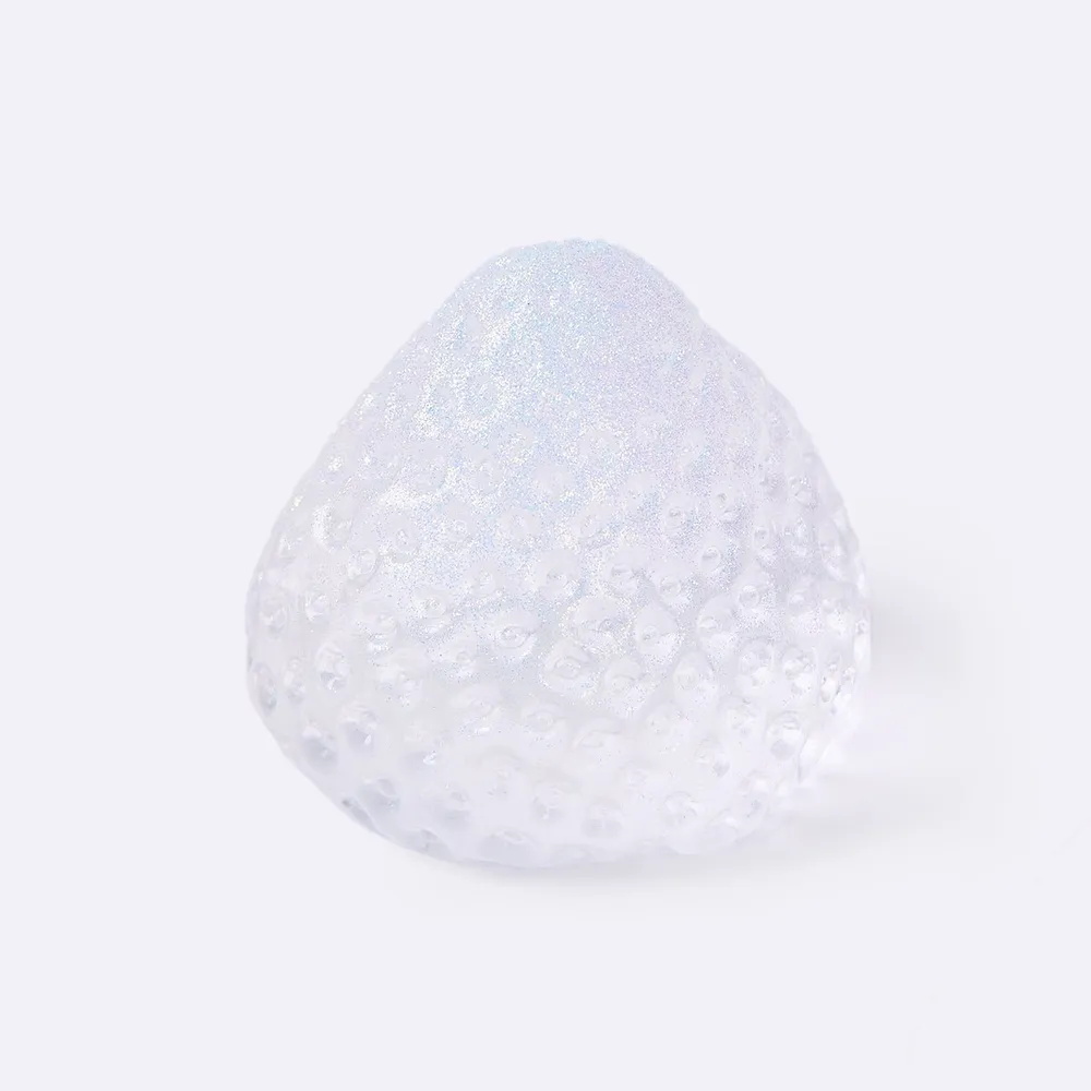 Glitter Clear-blue Strawberry Taba Squishy