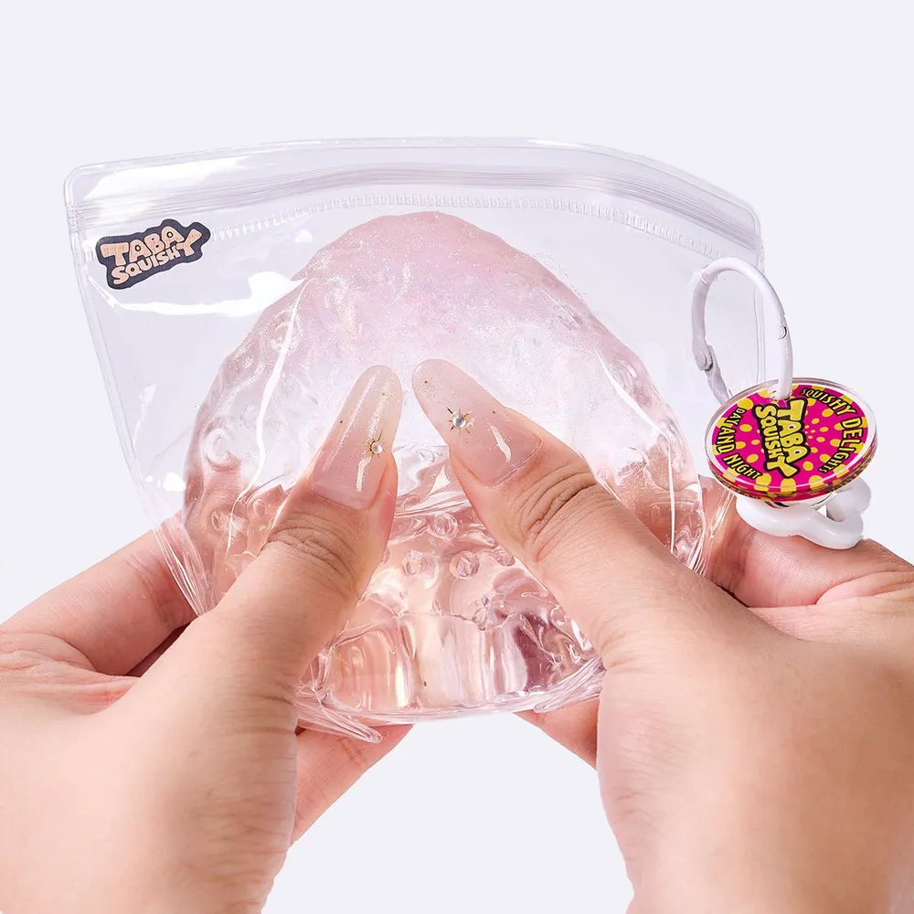 Glitter Clear-orange Strawberry Taba Squishy — photo 4