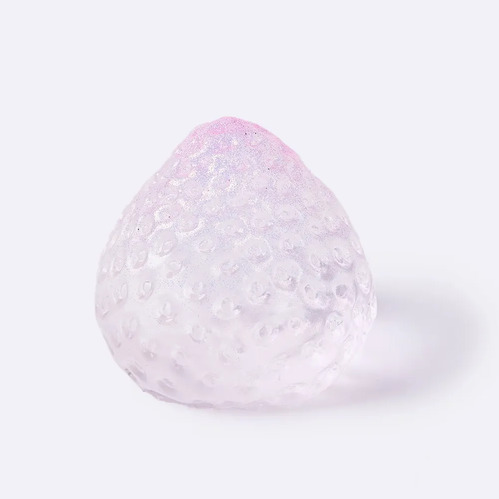 Glitter Clear-pink Strawberry Taba Squishy