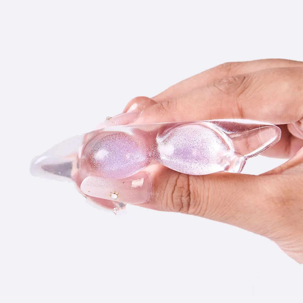 Glitter Clear-purple Starfish Taba Squishy — photo 2