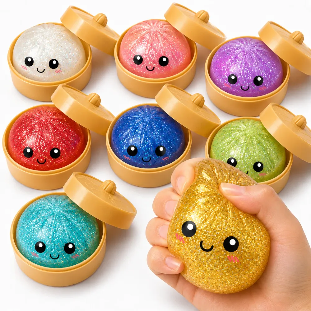 Rare Glitter Dumpling Squishy Mystery Blind Box — photo 6