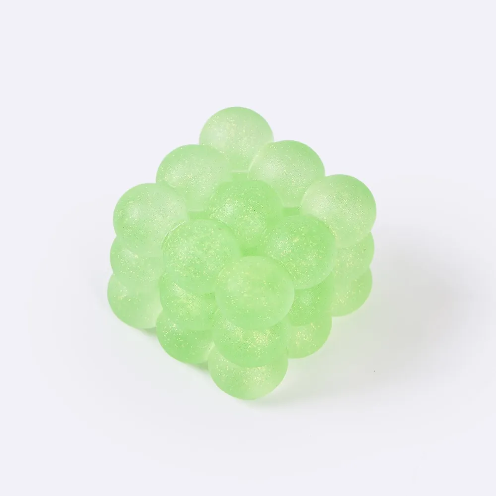 Glitter Green Ice Cube Taba Squishy
