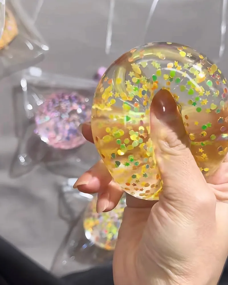 Glitter Maltose Stress Ball Squishy Stress Relief Decompression Toy — photo 3