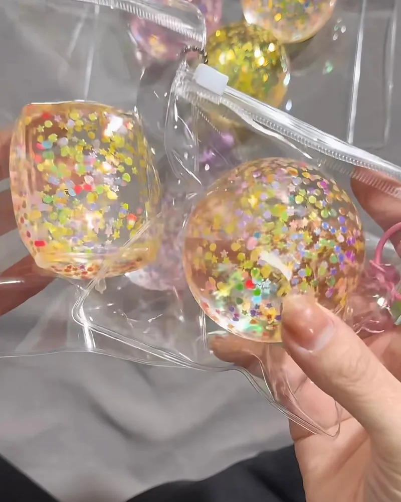 Glitter Maltose Stress Ball Squishy Stress Relief Decompression Toy — photo 4