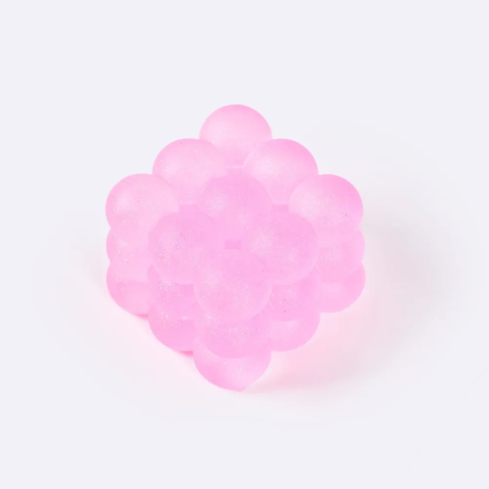 Glitter Pink Ice Cube Taba Squishy