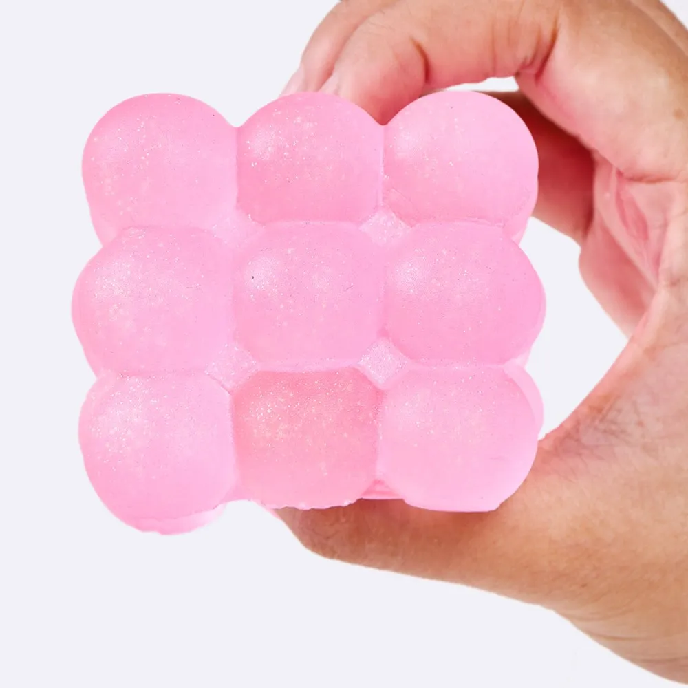 Glitter Pink Ice Cube Taba Squishy — photo 4