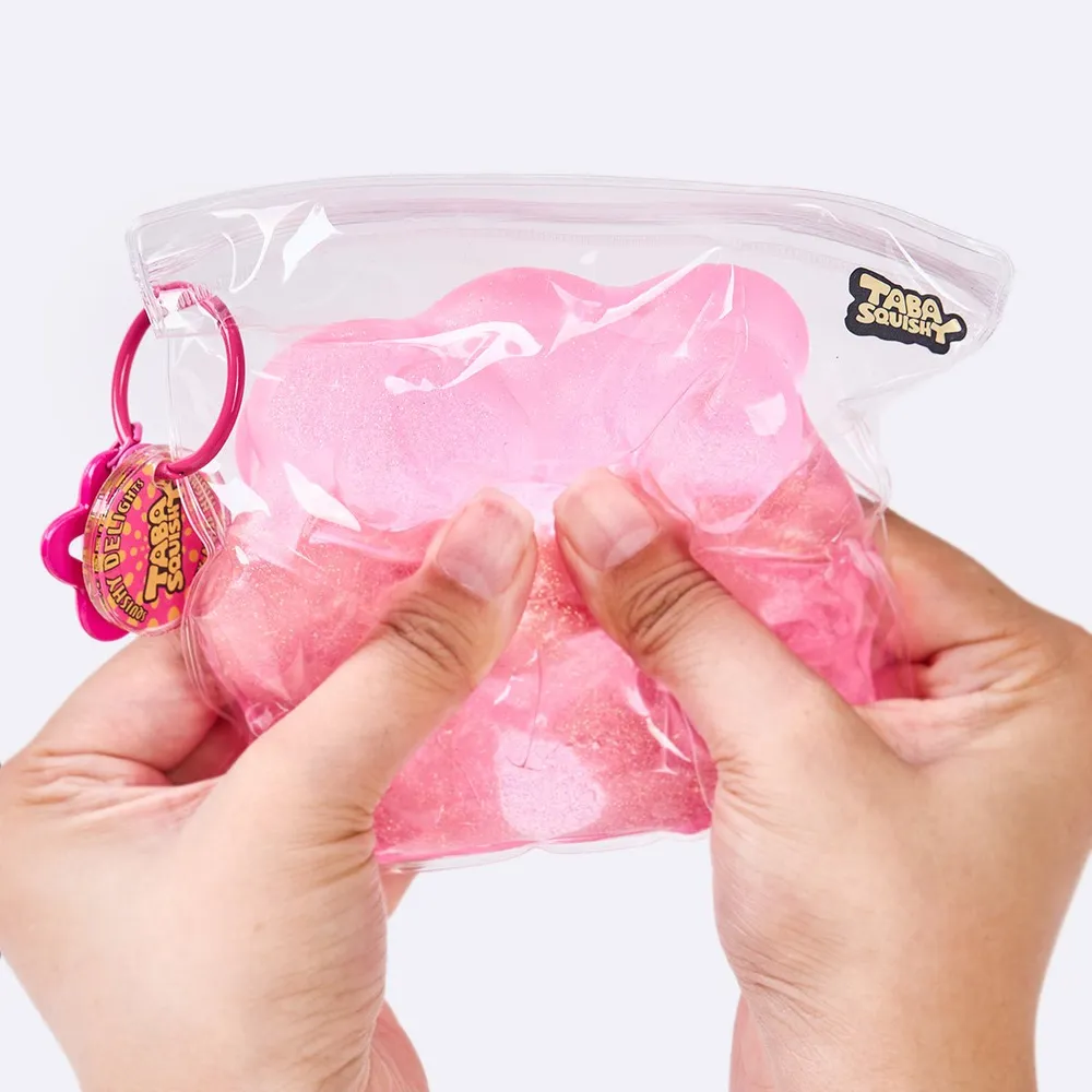 Glitter Pink Ice Cube Taba Squishy — photo 5