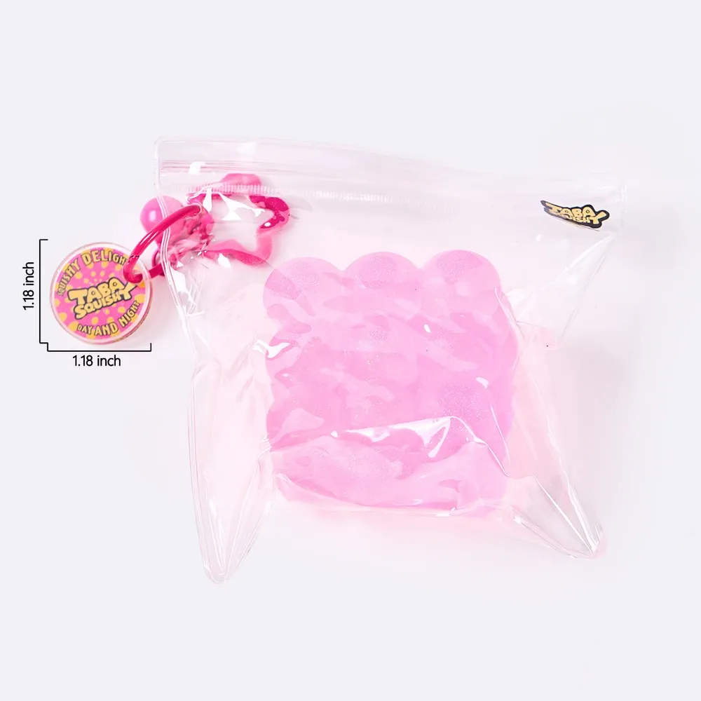 Glitter Pink Ice Cube Taba Squishy — photo 6
