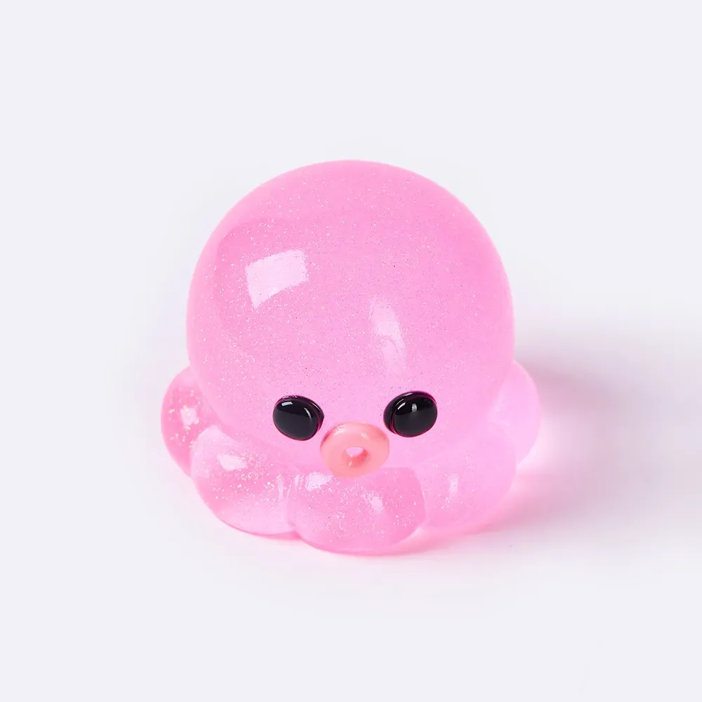 Glitter Pink Octopus Taba Squishy