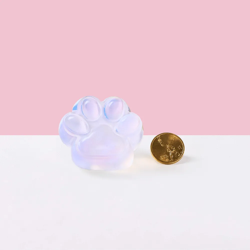 Glitter Purple Paw Taba Squishy — photo 2