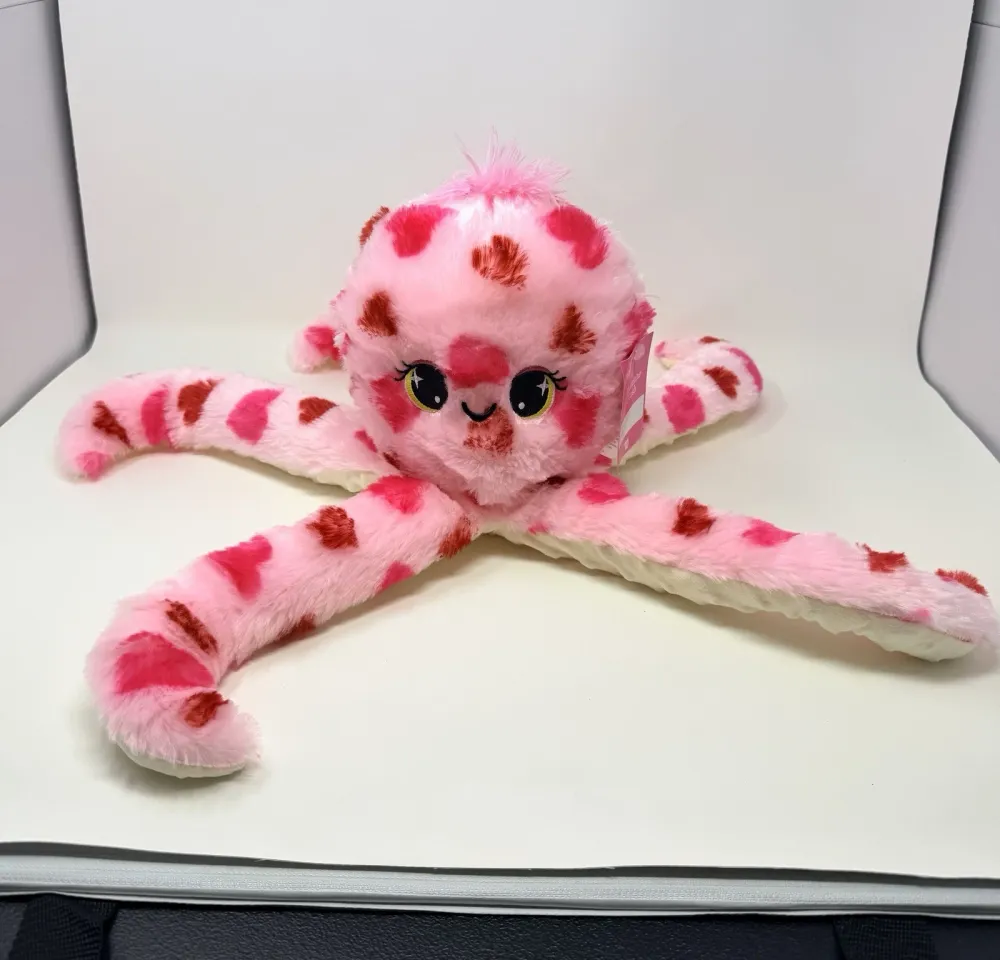 Glitter Transparent-pink Octopus Taba Squishy — photo 2