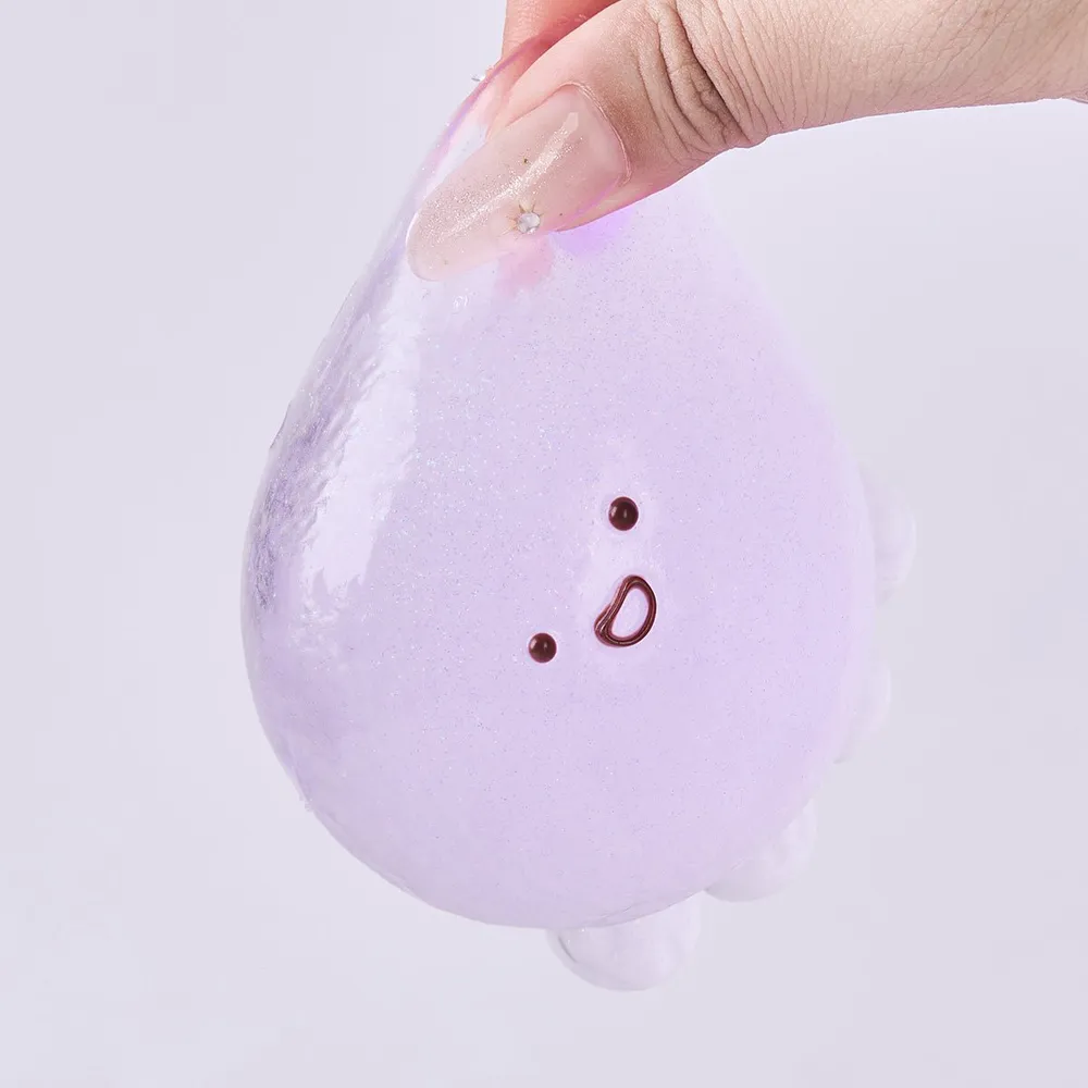 Glitter Transparent-purple Octopus Taba Squishy — photo 4