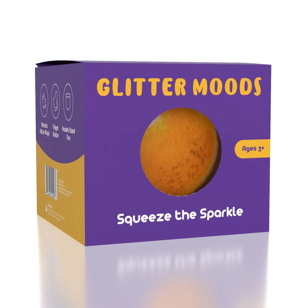 GlitterMoods - Metallic Stress Ball Squishies Fidget Toy — photo 2