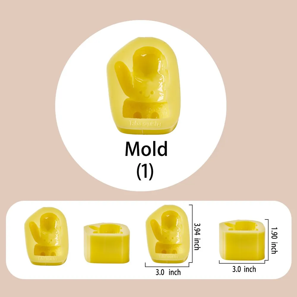 Glove Taba Squishy DIY Mold Set — photo 3