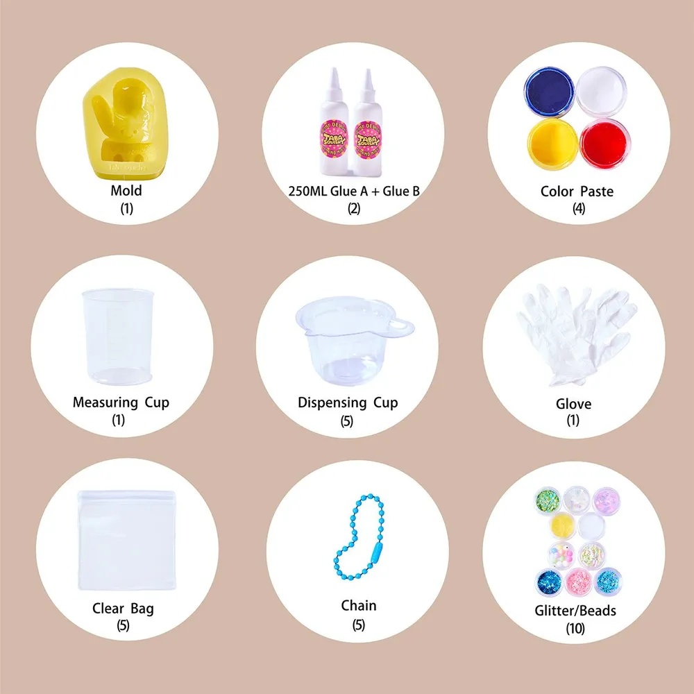 Glove Taba Squishy DIY Mold Set — photo 5