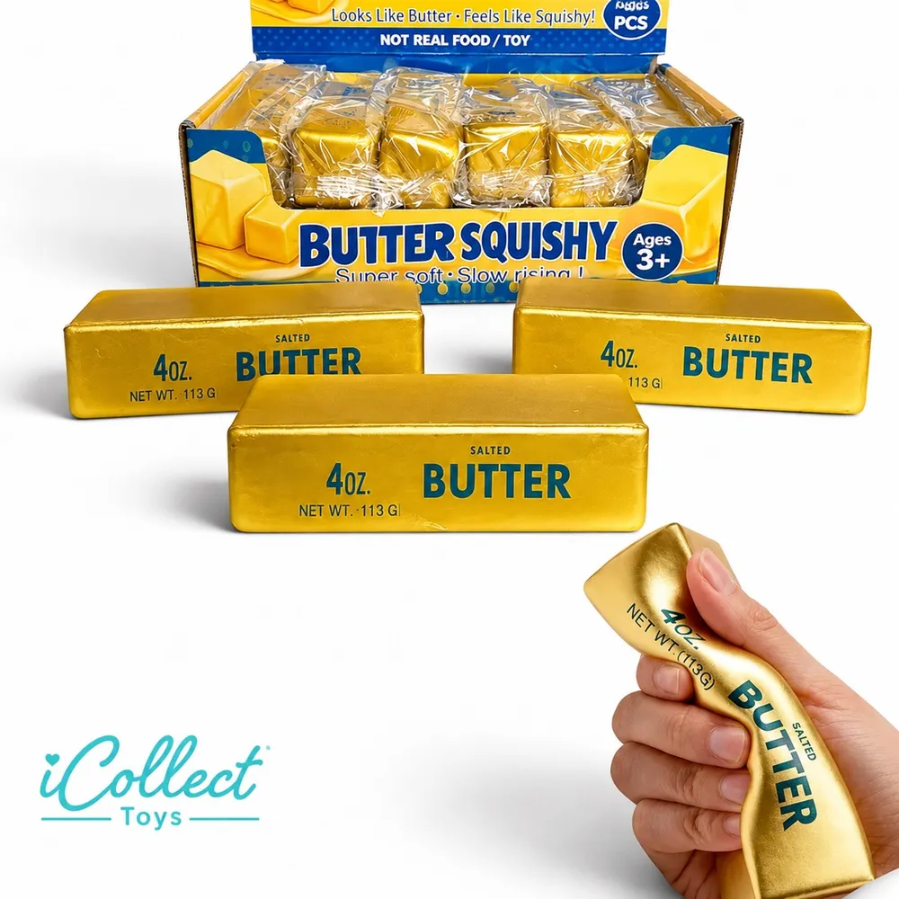 Gold Butter Squishy 5" Slow Rising