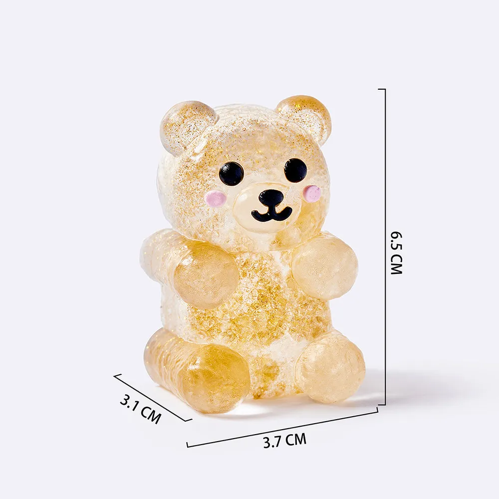 Gold Glitter Gummy Bear — photo 2