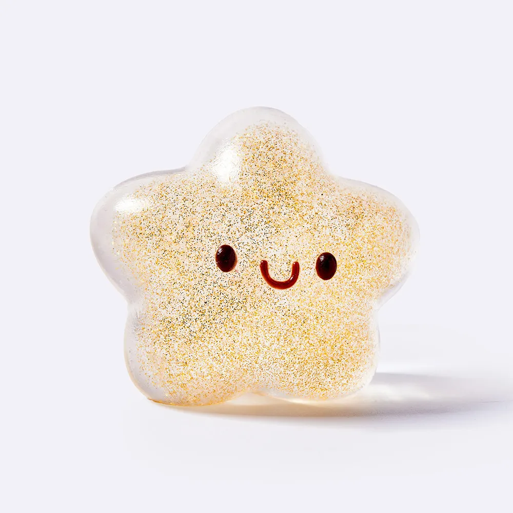 Gold Glitter Star
