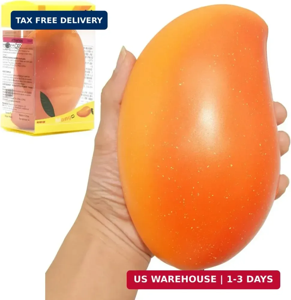 Squishy Gold Mango Colossal Slow Rising Scented Fruit