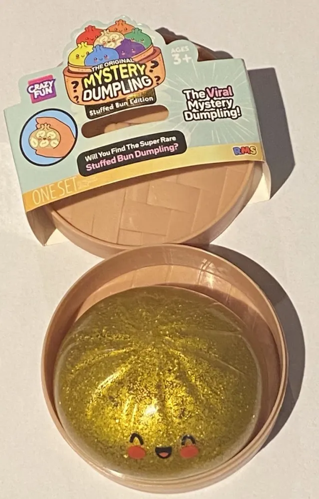 Gold Stuffed Bun Squishy Dumpling