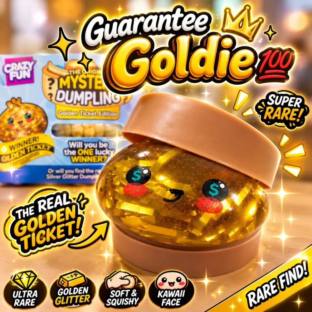 Guaranteed Goldie Squishy 1:1 Mystery Dumpling Dupe