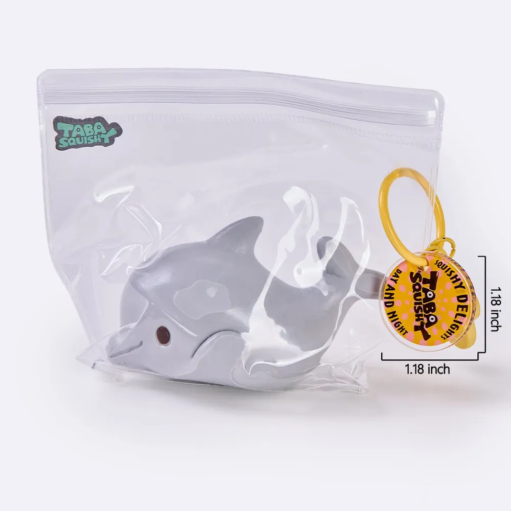 Gray Dolphin Taba Squishy — photo 6