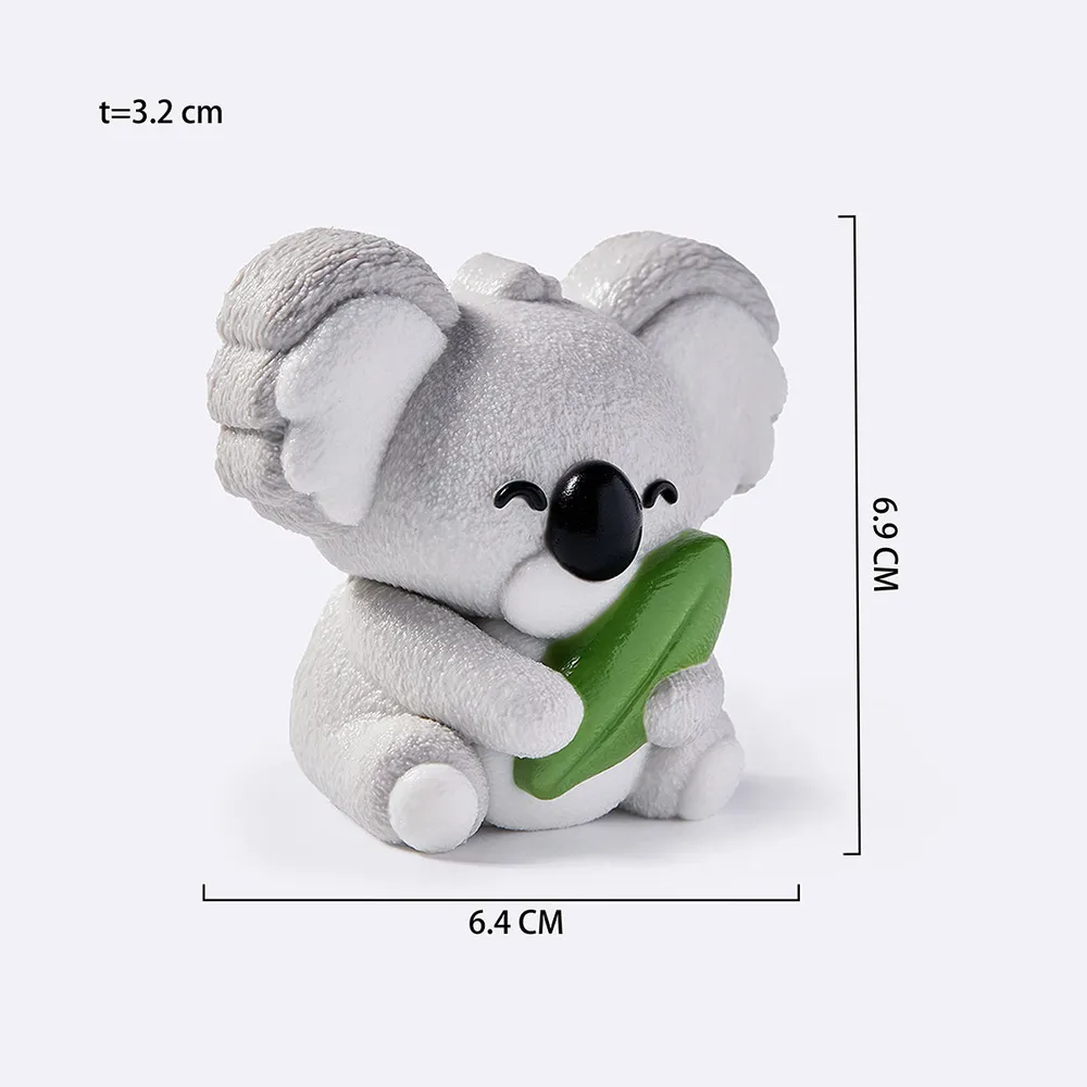 Gray Leaf Hug Koala Squishy — photo 2