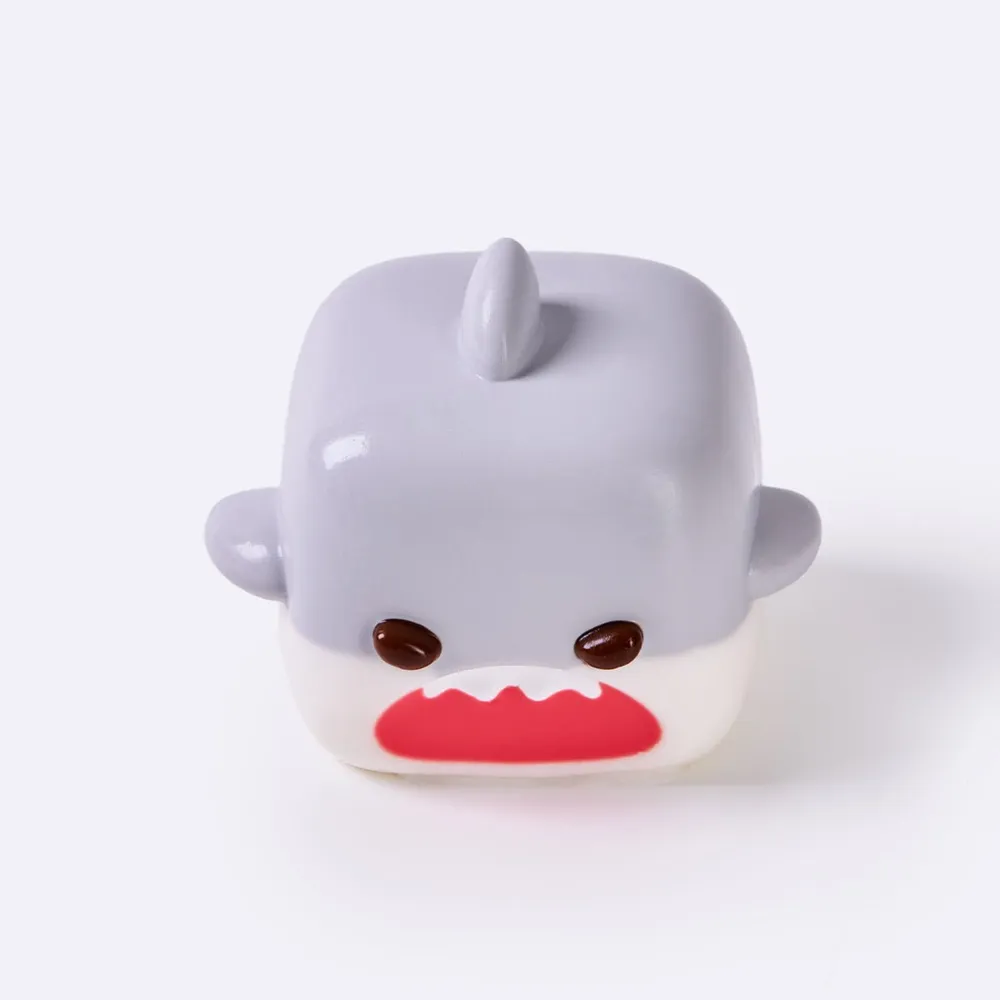 Gray Shark Cube Taba Squishy