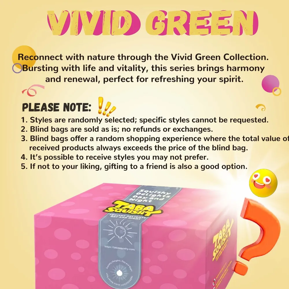Green Blind Bag Taba Squishy — photo 2