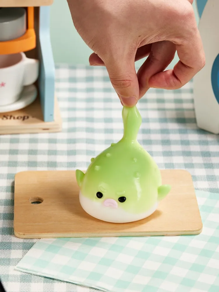 Green Pufferfish Taba Squishy — photo 2