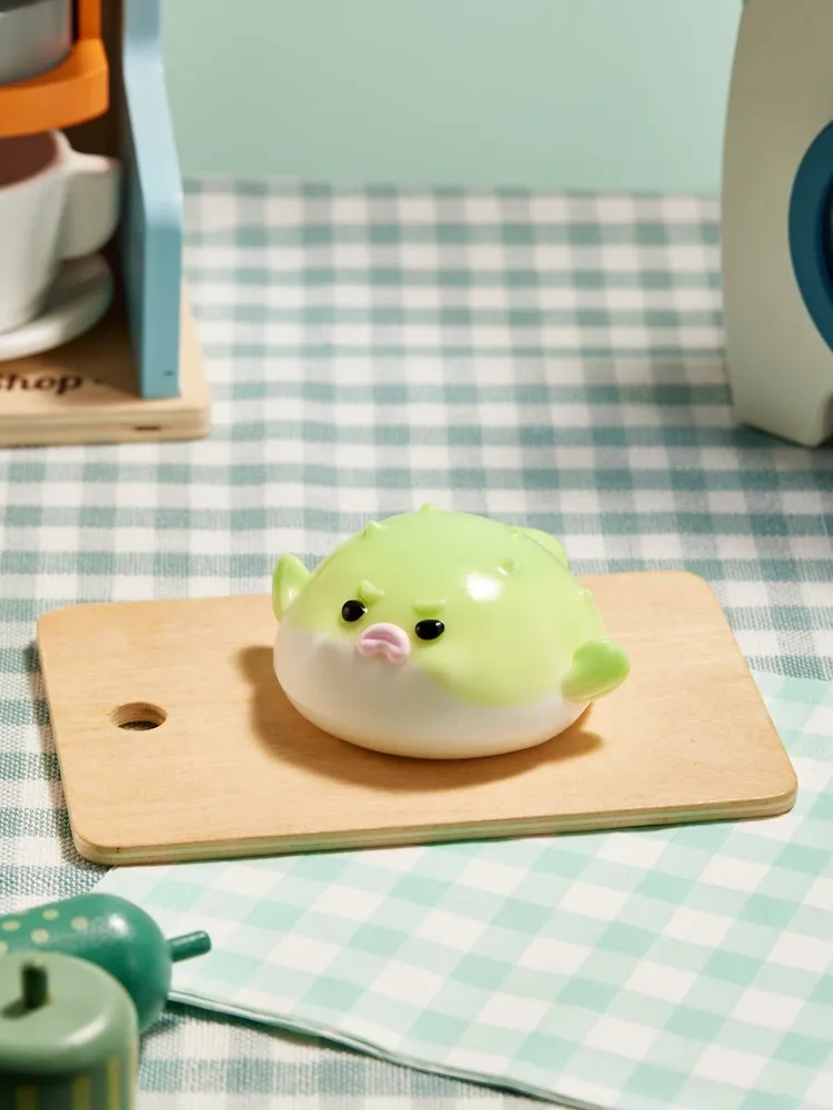 Green Pufferfish Taba Squishy — photo 4