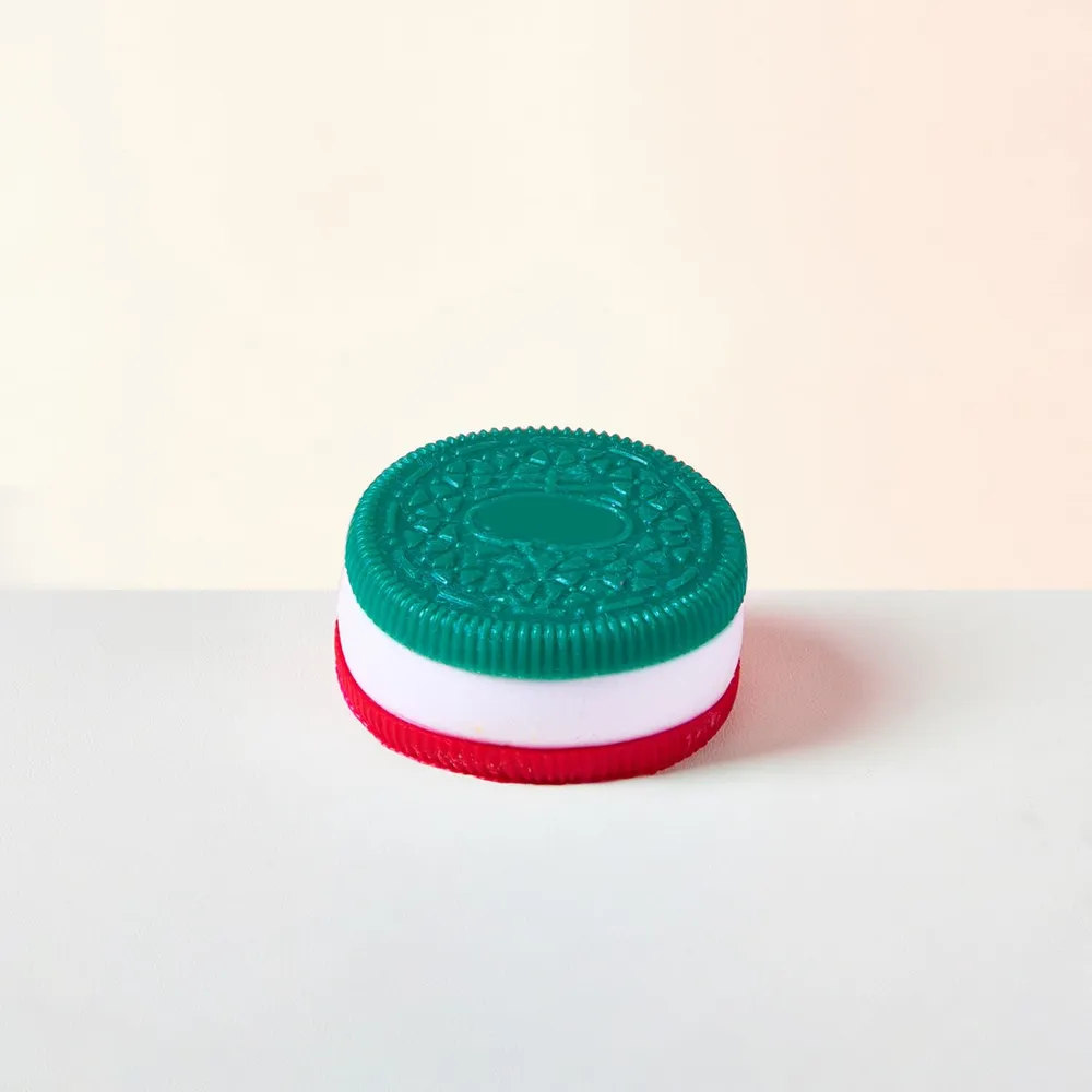 Green Xmas Cookie Sandwich Taba Squishy