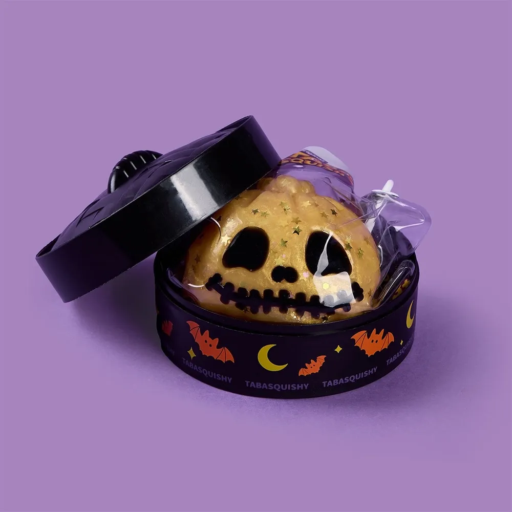 Halloween Pumpkin Skull Dumpling Silicone Taba Squishy 🎃 — photo 5