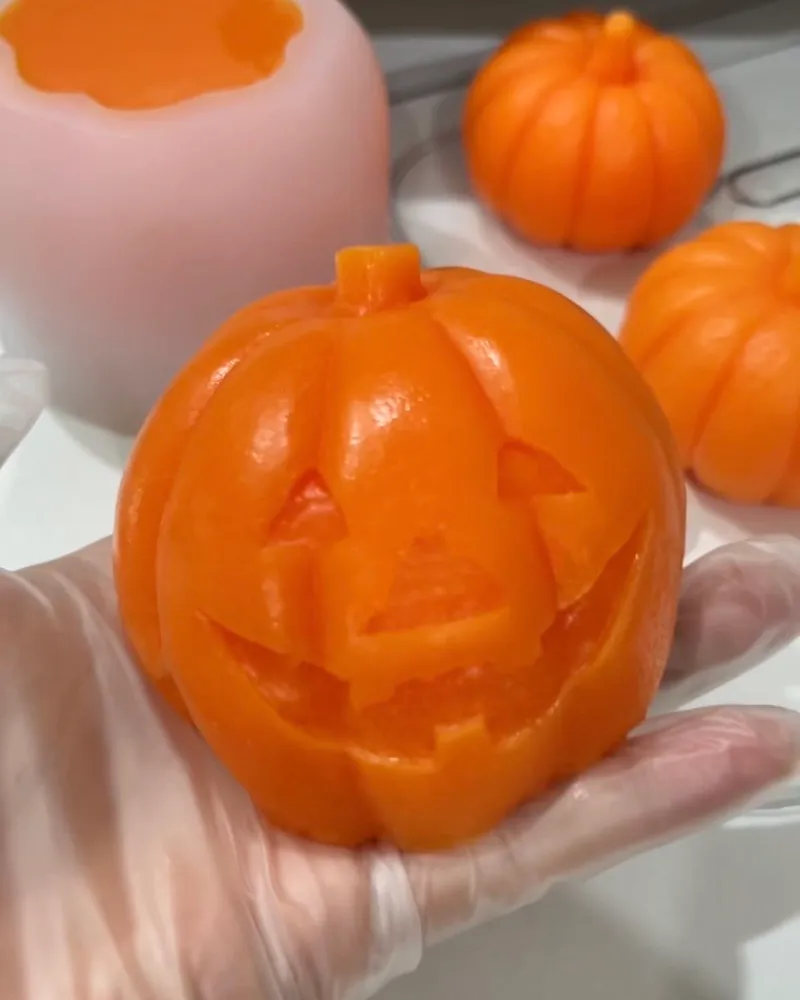 Halloween Pumpkin Squishy Stress Relief Decompression Toy — photo 4